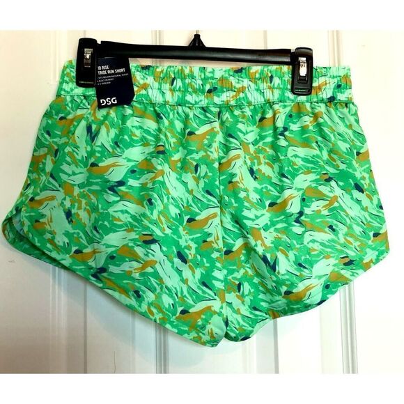 DSG - NWT - L Sz Small - Mid-Rise Stride Running Shorts/Built-In Brief/Green - Picture 8 of 14